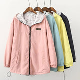 Coat&Jacket Hooded Loose