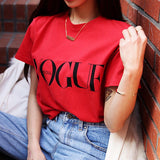 T Shirt VOGUE Short Sleeve