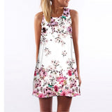 Women Dress Casual Sleeveless Short Summer Dress