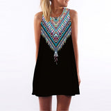 Women Dress Casual Sleeveless Short Summer Dress