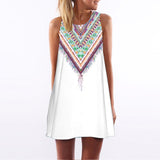 Women Dress Casual Sleeveless Short Summer Dress