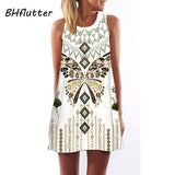 Women Dress Casual Sleeveless Short Summer Dress