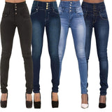 Jeans High Waist Pencil Denim Pants