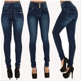 Jeans High Waist Pencil Denim Pants