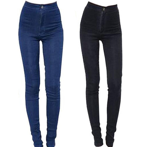 Jeans Slim Elastic Skinny High Waist Pencil Pants
