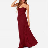 Women Dress Maxi Long Bridesmaids Club Dress