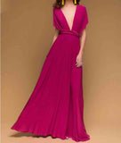 Women Dress Maxi Long Bridesmaids Club Dress