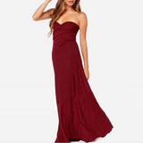 Women Dress Sexy Long Bridesmaid Dress