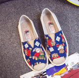 Shoes Casual Canvas Sneakers Breathable Walking Woman Shoes