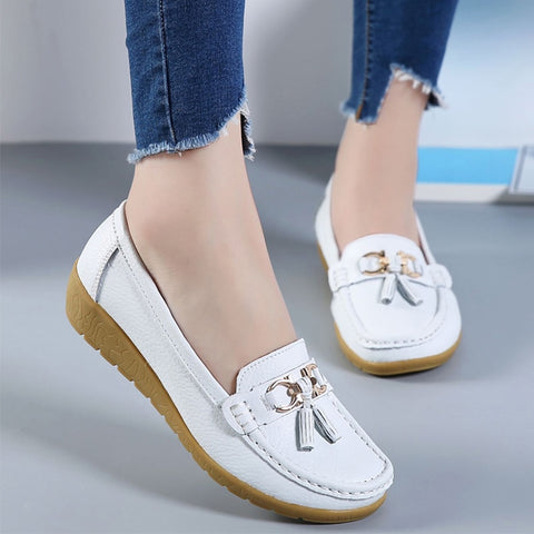 Shoes Leather Breathbale Ballet Women Shoes