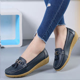 Shoes Leather Breathbale Ballet Women Shoes
