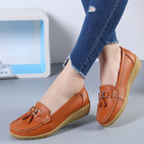 Shoes Leather Breathbale Ballet Women Shoes
