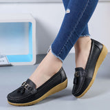 Shoes Leather Breathbale Ballet Women Shoes