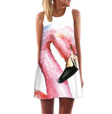 Women Dress Casual Sleeveless Short Summer Dress