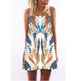 Women Dress Casual Sleeveless Short Summer Dress