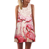 Women Dress Casual Sleeveless Short Summer Dress