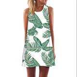 Women Dress Casual Sleeveless Short Summer Dress
