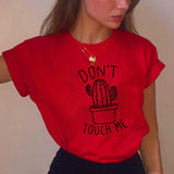 T-Shirt Cactus Printed Round Neck