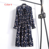 Women Dress Full Sleeve Elastic Waist Party Dress