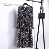 Women Dress Full Sleeve Elastic Waist Party Dress