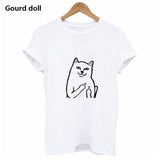 T-Shirt Cactus Printed Round Neck