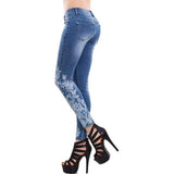 Jeans High Waist Skinny Ripped Pants