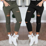Jeans Skinny Ripped Denim Pants