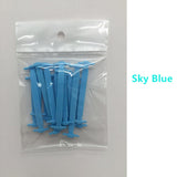 Shoes 16pcs/lot Silicone Elastic Shoelaces