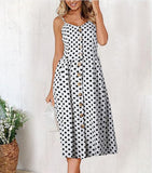 Women Dress Backless Casual Long Dress