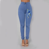 Jeans High Waist Skinny Denim Pencil Pants
