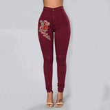 Jeans High Waist Skinny Denim Pencil Pants