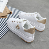 Shoes Breathable Leather Casual Sport Sneakers Women Shoes