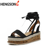 Shoes Open Toe Summer Lace Up Sandals Women Shoes