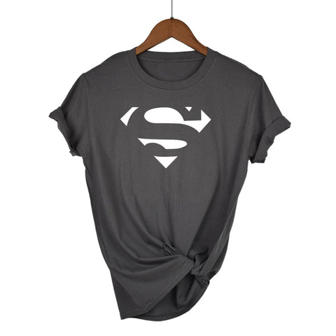 T shirt  Superman Short Sleeve O-Neck