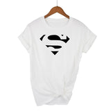 T shirt  Superman Short Sleeve O-Neck