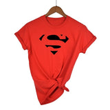 T shirt  Superman Short Sleeve O-Neck