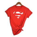T shirt  Superman Short Sleeve O-Neck
