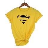 T shirt  Superman Short Sleeve O-Neck