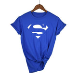 T shirt  Superman Short Sleeve O-Neck
