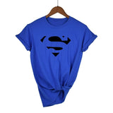 T shirt  Superman Short Sleeve O-Neck
