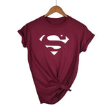 T shirt  Superman Short Sleeve O-Neck