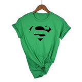 T shirt  Superman Short Sleeve O-Neck