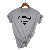 T shirt  Superman Short Sleeve O-Neck