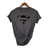 T shirt  Superman Short Sleeve O-Neck