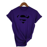 T shirt  Superman Short Sleeve O-Neck