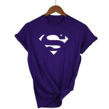 T shirt  Superman Short Sleeve O-Neck