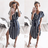 Women Dress Short Sleeve Summer Dress