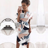 Women Dress Short Sleeve Summer Dress