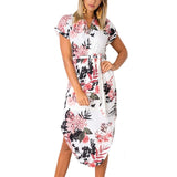Women Dress Short Sleeve Summer Dress