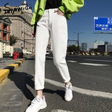 Jeans White High Waist Women Denim Jeans